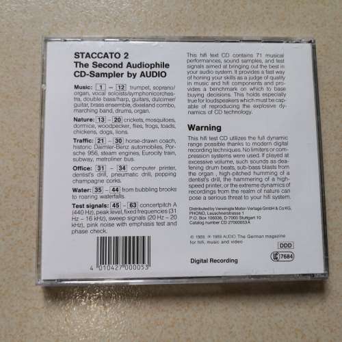 Audio STACCATO 2