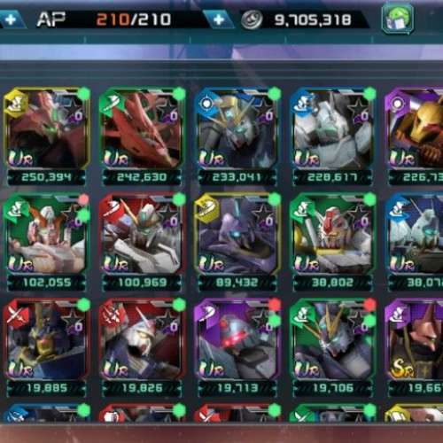 👑40UR👑9萬石 Gundam U.C ENGAGE (高達G世代永恆以外選擇) 日版 Android限定