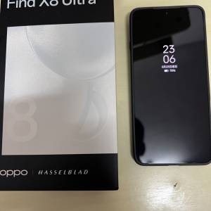 售99%新Oppo find x8 ultra黑色16+512 GB 全套有盒 配件齊 國行