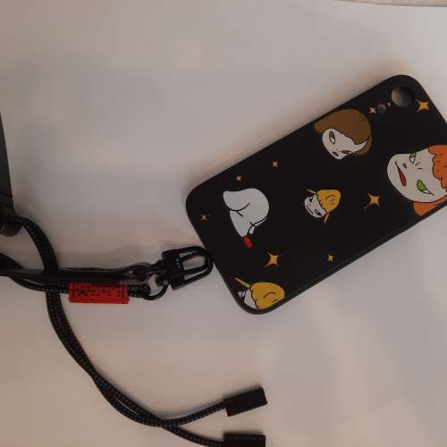 Topologie   黑色真皮 相機帶 手機繩 肩帶