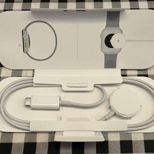 Apple Watch 原廠Type C快速充電線 行貨 100％全新 跟機未曾開封和使用 Type C插頭 ...