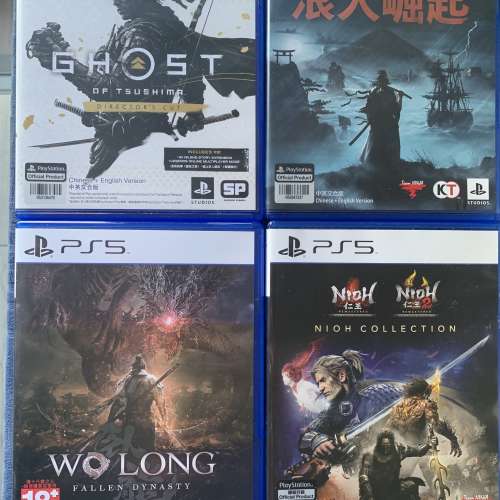 ps5 game 仁王 collection,浪人崛起, 臥龍：蒼天隕落, 對馬戰鬼, returnal, diablo...