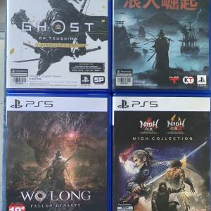 ps5 game 仁王 collection,浪人崛起, 臥龍：蒼天隕落, 對馬戰鬼, returnal, diablo...