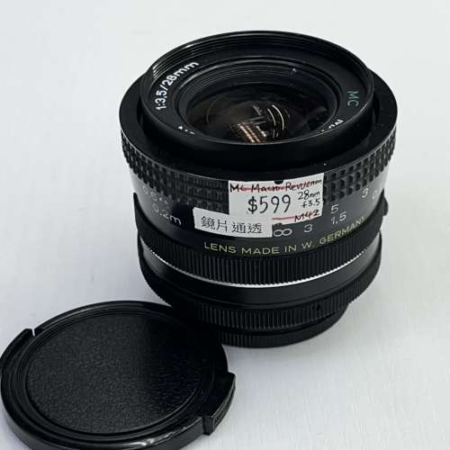 95% New Macro-Revuenon 28mm f3.5 手動鏡頭, 深水埗門市可購買