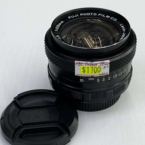 90% New EBC Fujinon 28mm f3.5 手動鏡頭, 深水埗門市可購買