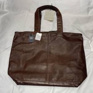 全新Porter有吊牌有塵袋 「PORTER FRANK」馬皮Tote bag