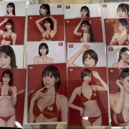 全新生寫真 miru 金松季步 楓富愛 五條戀 鷲尾芽衣 兒玉七海 本鄉愛 凪光 每set2張$40