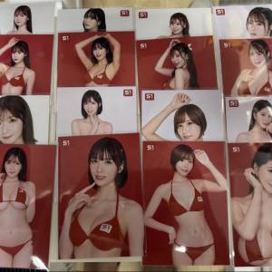 全新生寫真 miru 金松季步 楓富愛 五條戀 鷲尾芽衣 兒玉七海 本鄉愛 凪光 每set2張$40