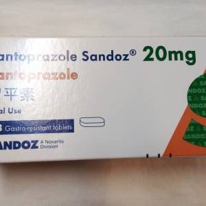 Pantoprazole 20mg 98 tablets Made in Turkey