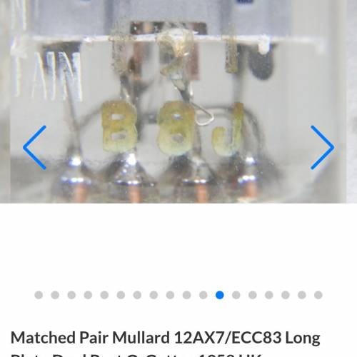 mullard 12ax7 / ecc83 長屏圓環