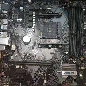 ASUS PRIME B450M-A Micro ATX主機板 ((正版Window10Home啟動碼)) Socket AM4