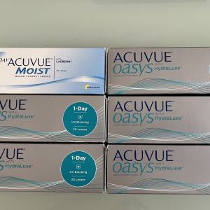Acuvue Oasys & Acuvue 1-Day Moist