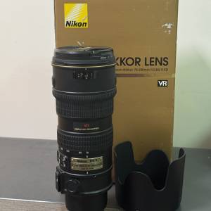 Nikon 70-200mm f2.8 g if-ed vr 小黑五