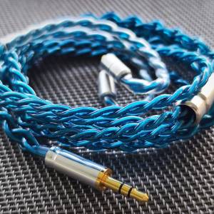 樣版線 廠價直銷 "5N單晶銀慢結晶屏蔽線" 層次分明 自然流暢 4.4 & 2pin