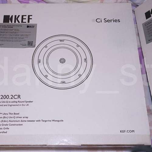 全新 KEF 港行 Ci200.2CR 白色 Hi-Fi Speaker 喇叭 一對 (可作天空聲道喇叭 Dolby ...