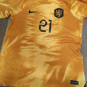 2022世界盃 荷蘭 主場 球迷版 短袖 中碼