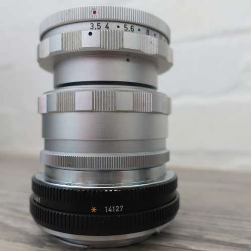 Leica Elmar 65 with Leica 14127 R Adapter