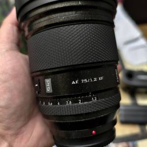 Viltrox 75mm f1.2 fujifilm xf