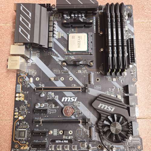MSI X570-A PRO，R9-3900XT，32GB