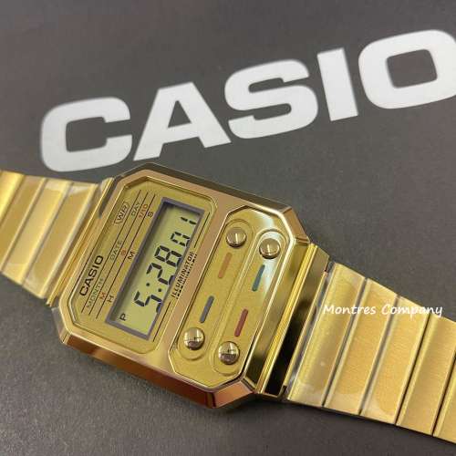 Montres Company 香港註冊公司(32年老店) 卡西歐 CASIO A100 A100WE A100WEG A100W...