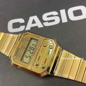 Montres Company 香港註冊公司(32年老店) 卡西歐 CASIO A100 A100WE A100WEG A100W...