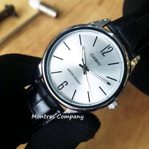 Montres Company 香港註冊公司(32年老店) 卡西歐 CASIO 情侶錶 情侶裝 黑皮革錶帶 ...