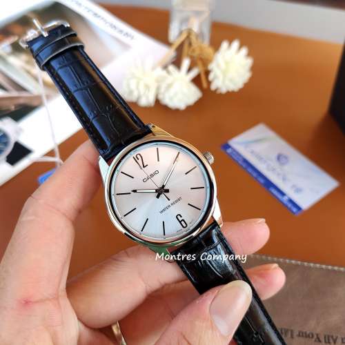 Montres Company 香港註冊公司(32年老店) 卡西歐 CASIO 情侶錶 情侶裝 黑皮革錶帶 ...