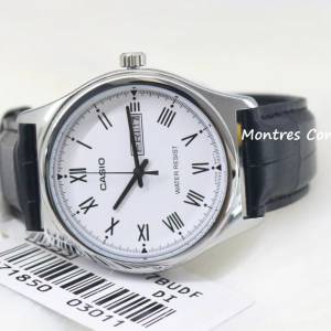 Montres Company 香港註冊公司(32年老店) 卡西歐 CASIO 情侶錶 情侶裝 黑色皮革錶...