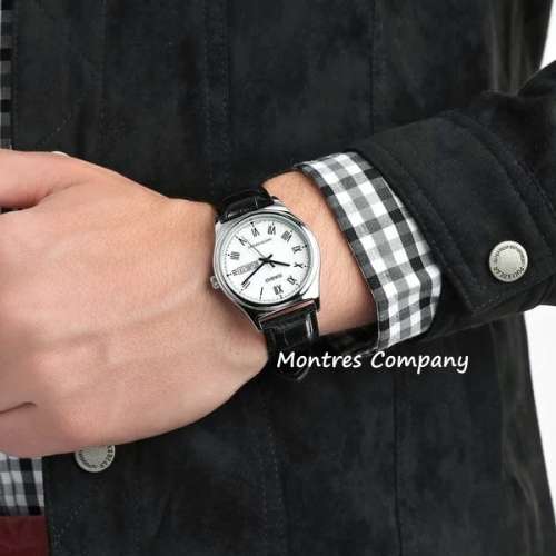 Montres Company 香港註冊公司(32年老店) 卡西歐 CASIO 情侶錶 情侶裝 黑色皮革錶...