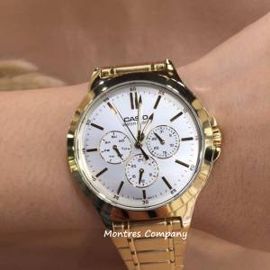 Montres Company 香港註冊公司(32年老店) 卡西歐 CASIO 不鏽鋼錶帶 不鏽鋼 三摺錶扣...
