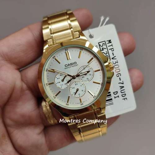 Montres Company 香港註冊公司(32年老店) 卡西歐 CASIO 不鏽鋼錶帶 不鏽鋼 三摺錶扣...