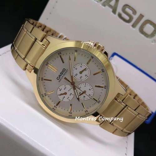 Montres Company 香港註冊公司(32年老店) 卡西歐 CASIO 不鏽鋼錶帶 不鏽鋼 三摺錶扣...