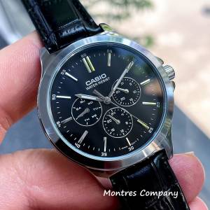 Montres Company 香港註冊公司(32年老店) 卡西歐 CASIO 100米防水 真皮錶帶 3年電池...