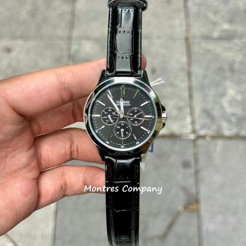 Montres Company 香港註冊公司(32年老店) 卡西歐 CASIO 100米防水 真皮錶帶 3年電池...