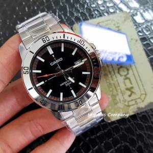 Montres Company 香港註冊公司(32年老店) 卡西歐 CASIO 黑水鬼 不鏽鋼錶帶 條字 黑...