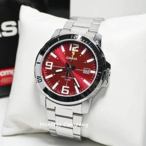 Montres Company 香港註冊公司 (32年老店) 卡西歐 CASIO 紅水鬼 不鏽鋼 不鏽鋼錶帶...