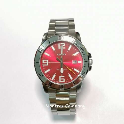Montres Company 香港註冊公司 (32年老店) 卡西歐 CASIO 紅水鬼 不鏽鋼 不鏽鋼錶帶...