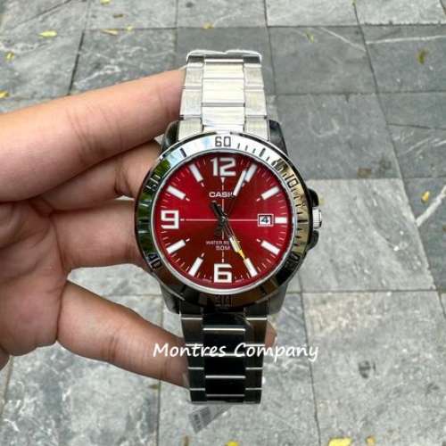 Montres Company 香港註冊公司 (32年老店) 卡西歐 CASIO 紅水鬼 不鏽鋼 不鏽鋼錶帶...