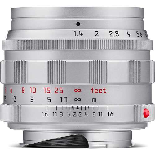 LEICA Summilux-M50f/1.4 silver chrome. REF 11714 全新