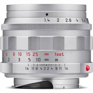 LEICA Summilux-M50f/1.4 silver chrome. REF 11714 全新