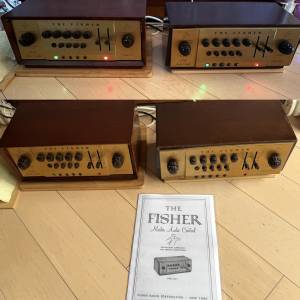 Fisher 80C 一對, 原裝 連原裝木盒, 罕有靚仔 (膽前級)
