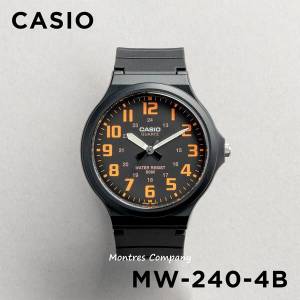 Montres Company 香港註冊公司(32年老店) 卡西歐 CASIO 數字 橙黑色 MW240 MW-240 ...