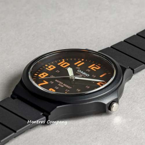 Montres Company 香港註冊公司(32年老店) 卡西歐 CASIO 數字 橙黑色 MW240 MW-240 ...