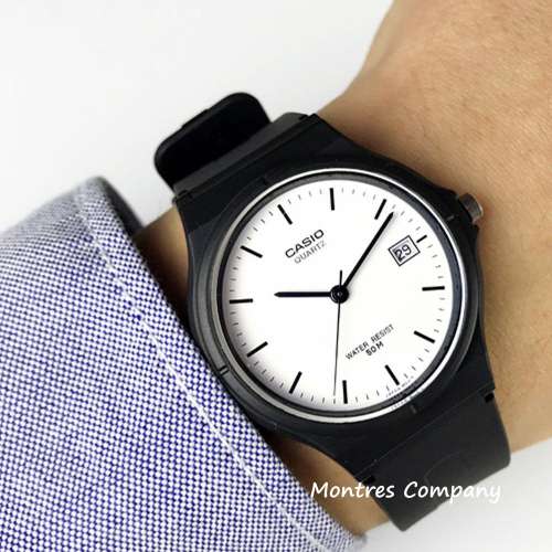 Montres Company 香港註冊公司(32年老店) 卡西歐 CASIO 日期顯示 黑白色 MW59 MW-5...