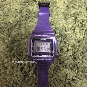 Montres Company 香港註冊公司(32年老店) 卡西歐 CASIO 七年電池壽命 紫色 W-215H ...