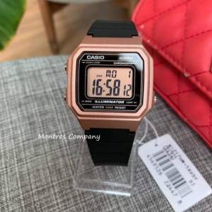 Montres Company 香港註冊公司 (32年老店) 卡西歐 CASIO 七年電池壽命 黑色粉紅 玫...