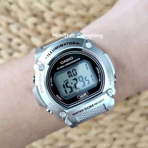 Montres Company 香港註冊公司(32年老店) 卡西歐 CASIO 不鏽鋼錶帶 三摺錶扣 50米...