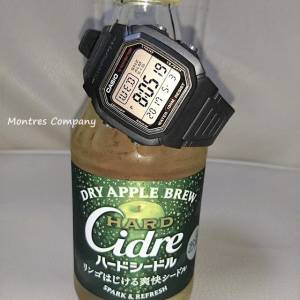 Montres Company 香港註冊公司(32年老店) 卡西歐 CASIO 十年電池壽命 金黑色 W-800...