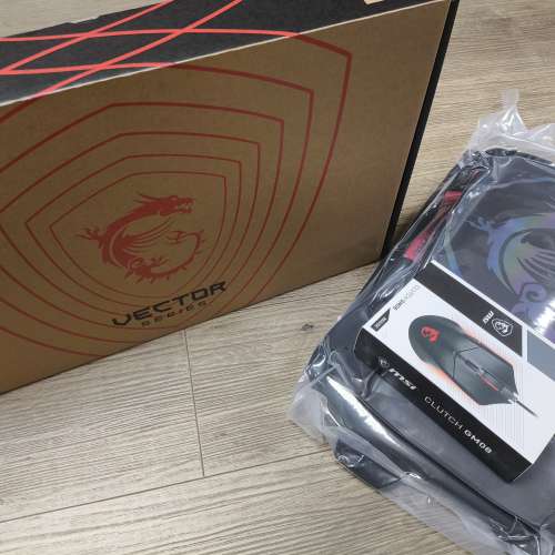 全新香港行貨 msi vector 16 hx ai .ultra 7 255hx 32g ram 1tb ssd.nvidia rtx3070ti