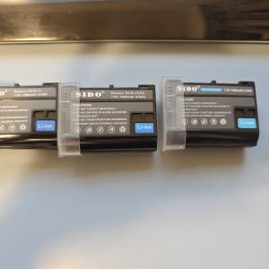 3 Sido en-el15 batteries for Nikon D810 or earlier model